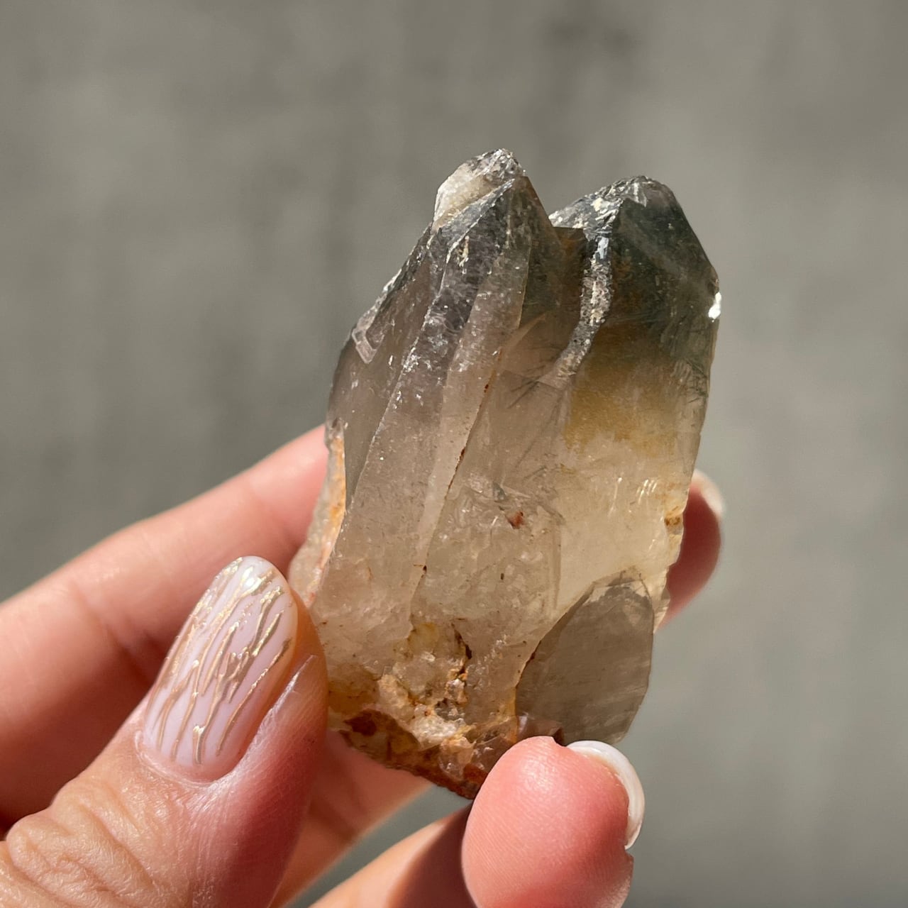 ナイジェリア産【アクチノライトインクォーツ】 鉱物 天然石 パワーストーン