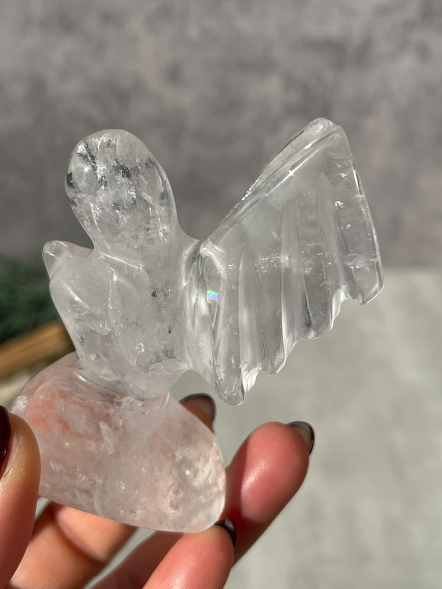 ブラジル・ミナスジェライス州・ゼッカデソーザ産  エンジェル 彫刻｜天使　祈り