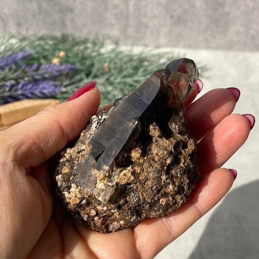 【マラウィ産 スモーキークォーツ】煙水晶  鉱物 天然石 パワーストーン