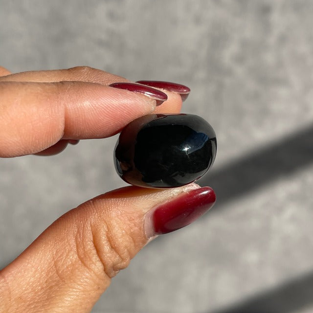 メキシコ産【ベルベットオブディシアン（黒曜石）】タンブル 鉱物 天然石 パワーストーン