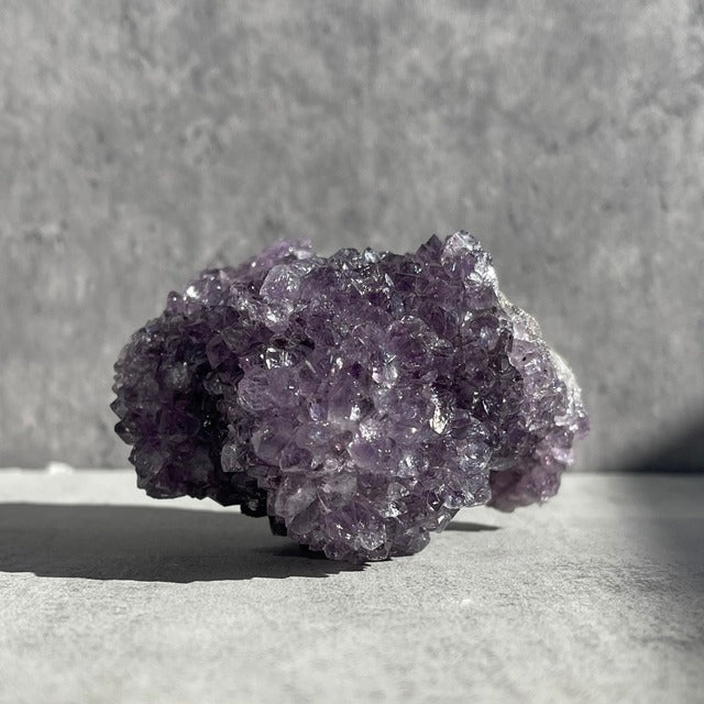 ブラジル産【アメジスト（Amethyst）／紫水晶】クラスター 　鉱物 天然石 パワーストーン