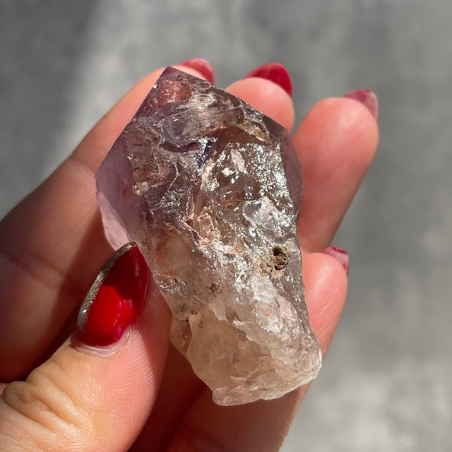 【マダガスカル産 セプター形状 アメジスト】 鉱物 天然石 パワーストーン　　