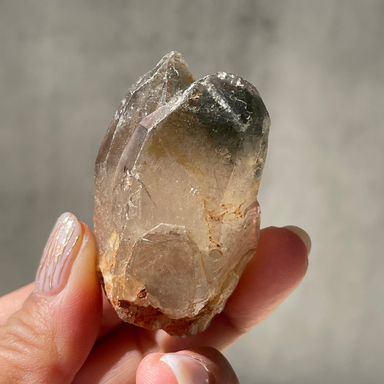 ナイジェリア産【アクチノライトインクォーツ】 鉱物 天然石 パワーストーン