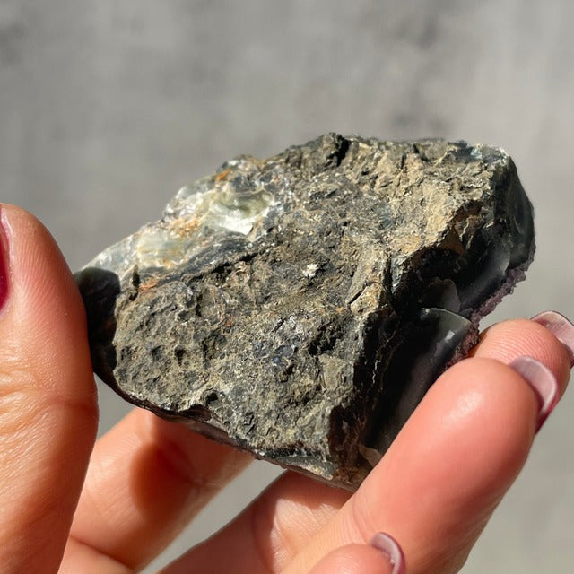 ブラジル産【ブラックアメジスト】クラスター  鉱物 天然石 パワーストーン