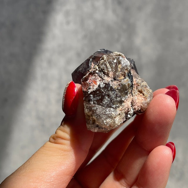 【マダガスカル産 セプター形状 アメジスト】鉱物 天然石 パワーストーン　　