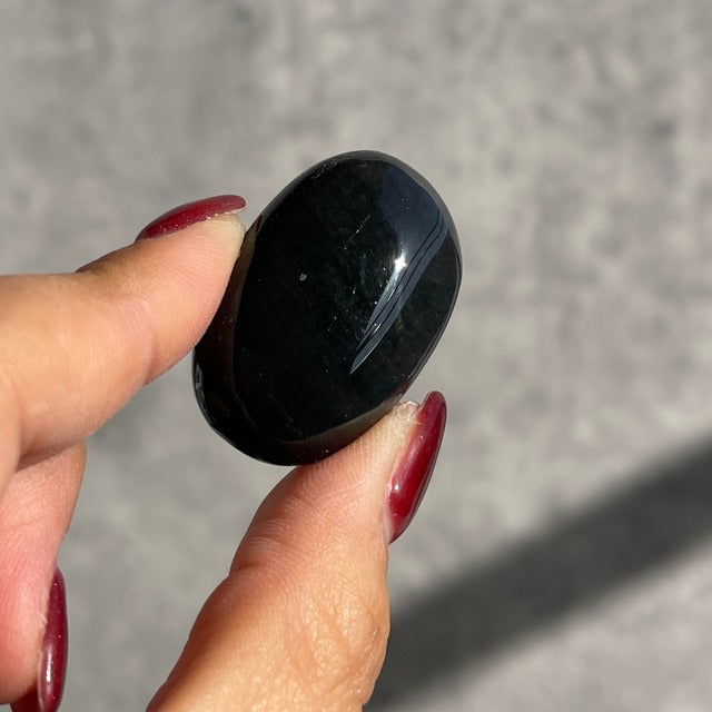 メキシコ産【ベルベットオブディシアン（黒曜石）】タンブル 鉱物 天然石 パワーストーン