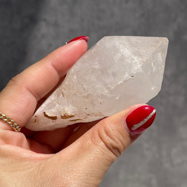 セプター形状【マダガスカル産 クォーツ】水晶（石英）鉱物 天然石 パワーストーン　　