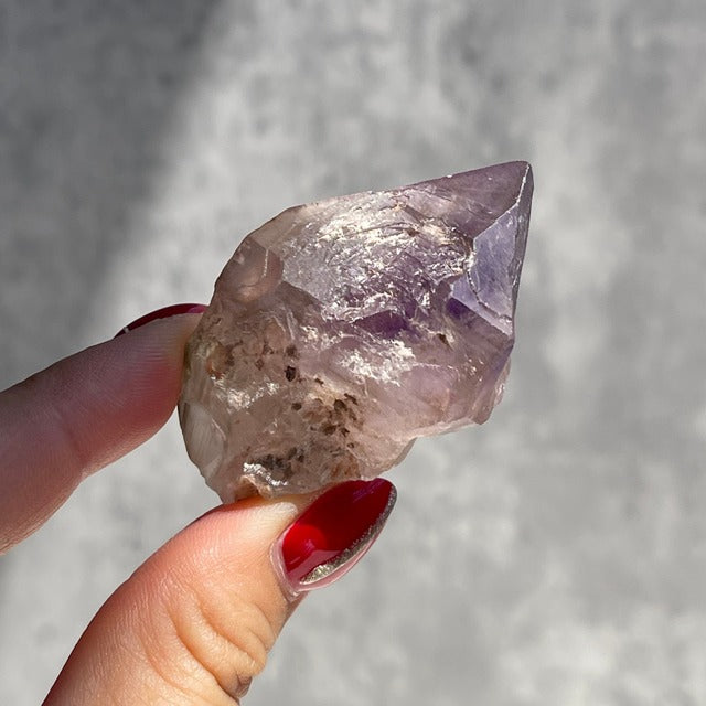 【マダガスカル産 セプター形状 アメジスト】 鉱物 天然石 パワーストーン　　