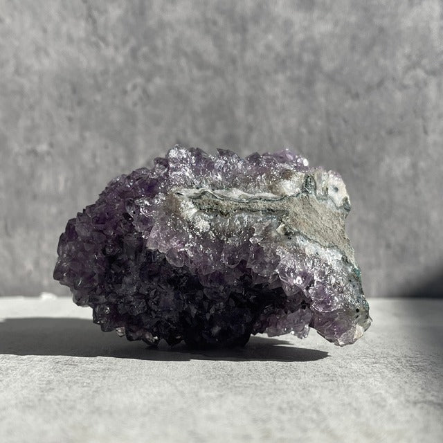 ブラジル産【アメジスト（Amethyst）／紫水晶】クラスター 　鉱物 天然石 パワーストーン