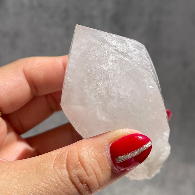 セプター形状【マダガスカル産 クォーツ】 水晶（石英）鉱物 天然石 パワーストーン　　