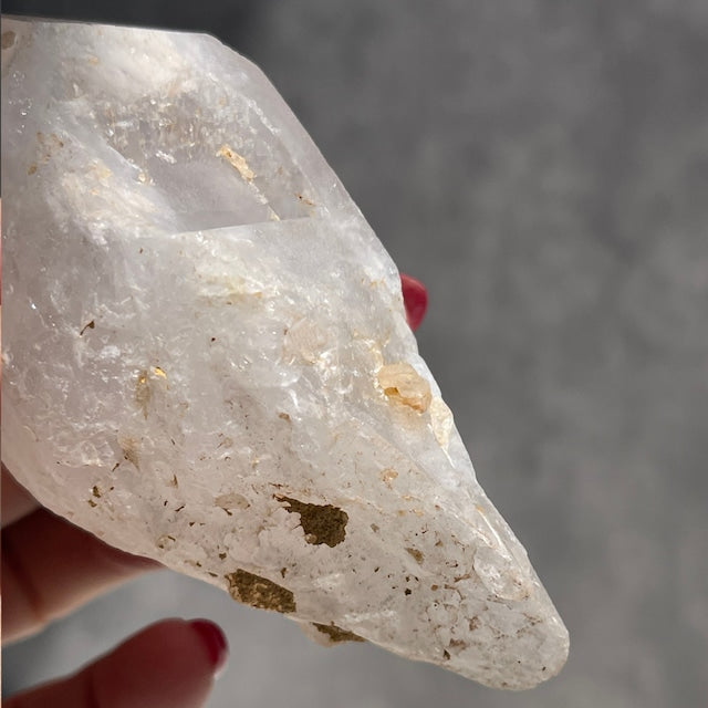 セプター形状【マダガスカル産 クォーツ】水晶（石英）鉱物 天然石 パワーストーン　　