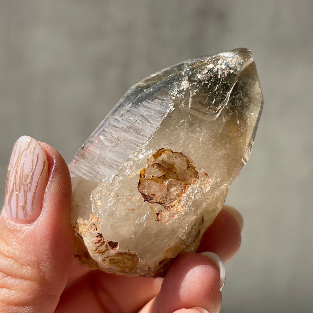 ナイジェリア産【アクチノライトインクォーツ】 鉱物 天然石 パワーストーン