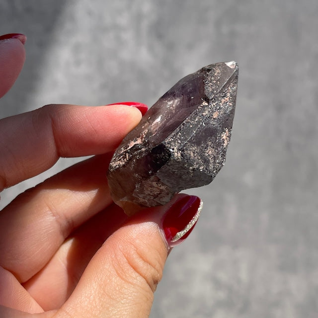 【マダガスカル産 セプター形状 アメジスト】 鉱物 天然石 パワーストーン　　