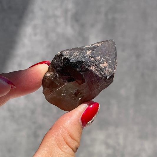 【マダガスカル産 セプター形状 アメジスト】 鉱物 天然石 パワーストーン　　
