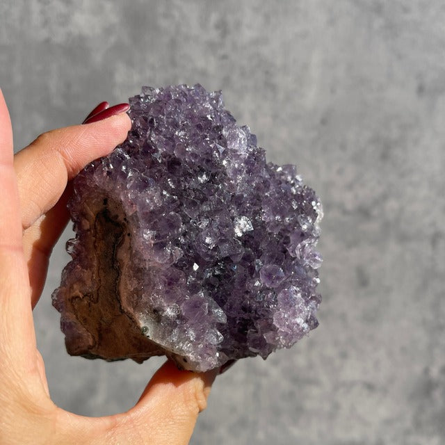 ブラジル産【アメジスト（Amethyst）／紫水晶】クラスター 　鉱物 天然石 パワーストーン