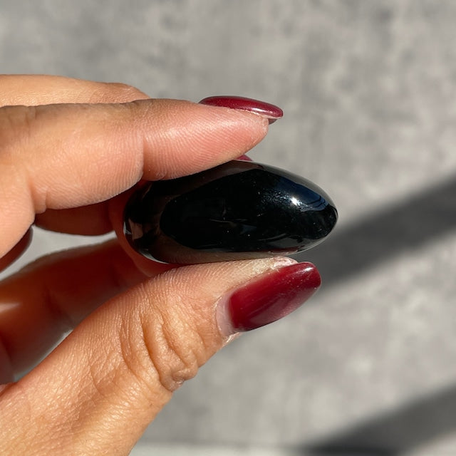 メキシコ産【ベルベットオブディシアン（黒曜石）】タンブル 鉱物 天然石 パワーストーン