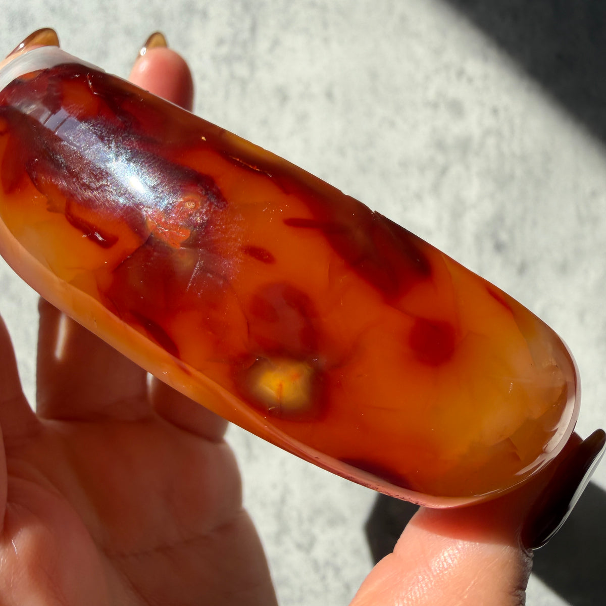 マダガスカル産 カーネリアンアゲート ボウル 天然石 小物入れ No.7
