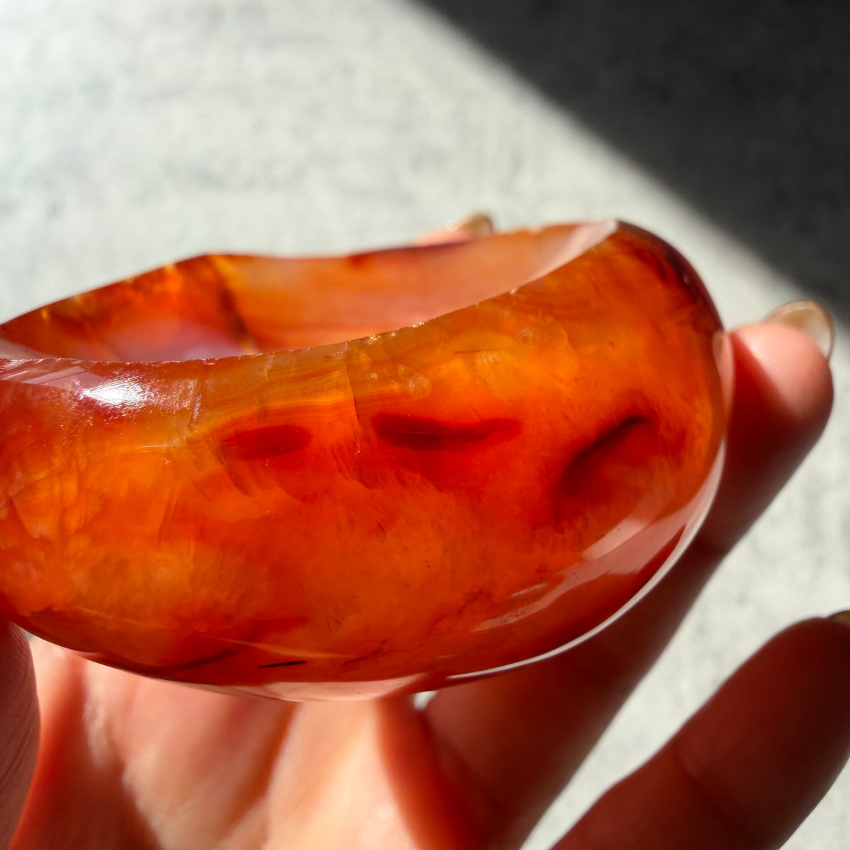 マダガスカル産 カーネリアンアゲート ボウル 天然石 瑪瑙 No.8