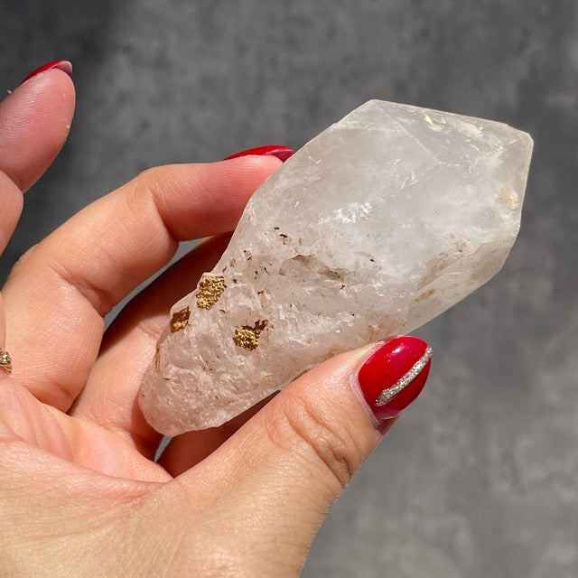 セプター形状【マダガスカル産 クォーツ】水晶（石英）鉱物 天然石 パワーストーン　　