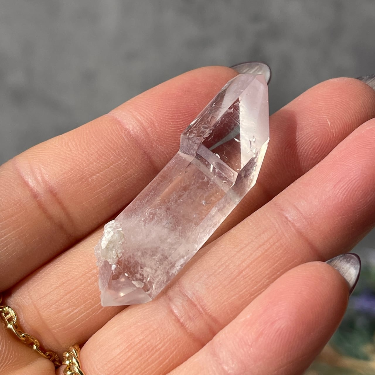 【ナミビア・ブランドバーグ産 クォーツ（水晶）】DT｜セプター｜天然石 パワーストーン