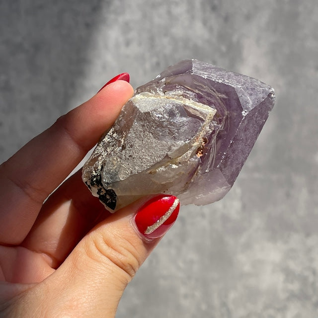 【マダガスカル産 セプター形状 アメジスト】 鉱物 天然石 パワーストーン　　