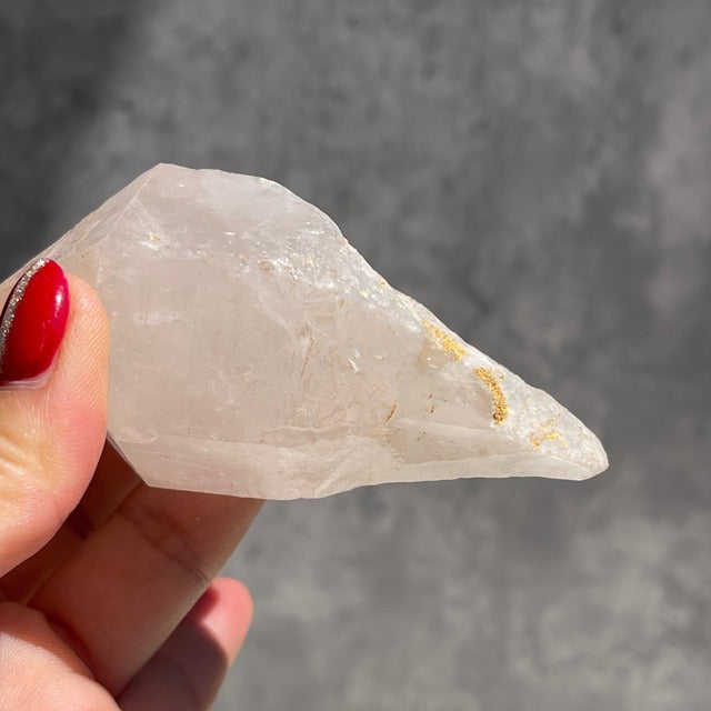 セプター形状【マダガスカル産 クォーツ】水晶（石英）鉱物 天然石 パワーストーン　　