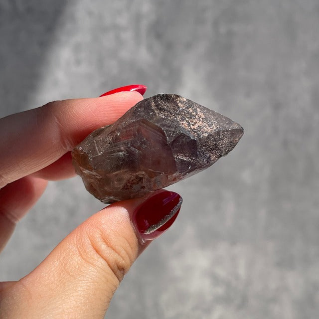 【マダガスカル産 セプター形状 アメジスト】 鉱物 天然石 パワーストーン　　