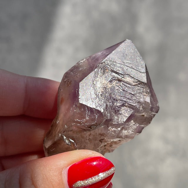 【マダガスカル産 セプター形状 アメジスト】 鉱物 天然石 パワーストーン　　