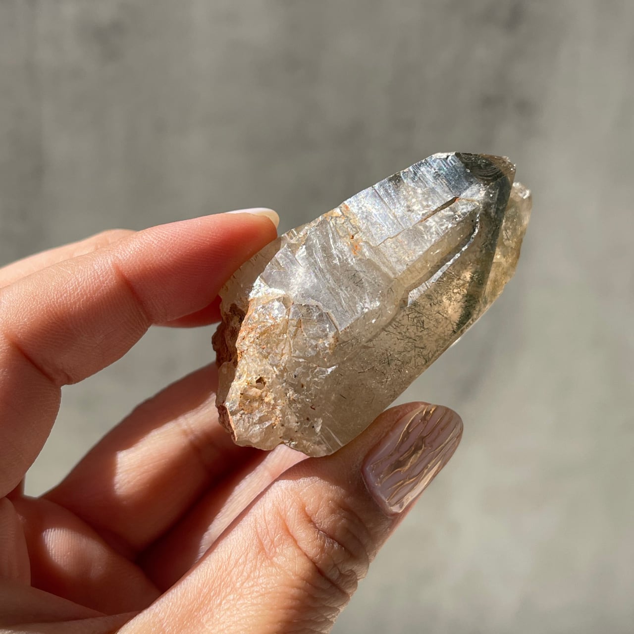ナイジェリア産【アクチノライトインクォーツ】 鉱物 天然石 パワーストーン