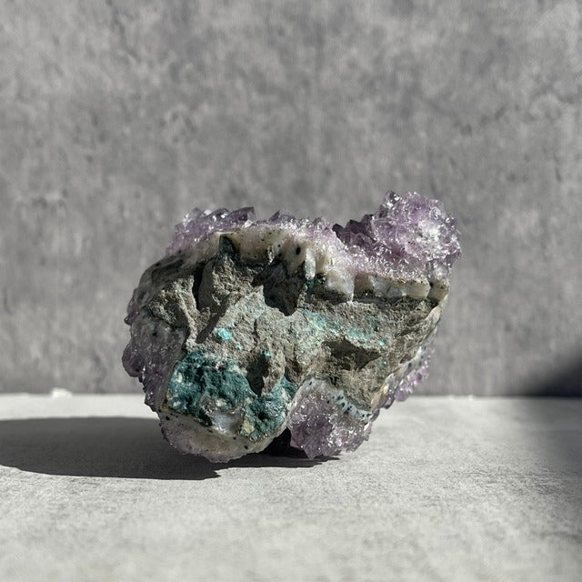 ブラジル産【アメジスト（Amethyst）／紫水晶】クラスター 　鉱物 天然石 パワーストーン