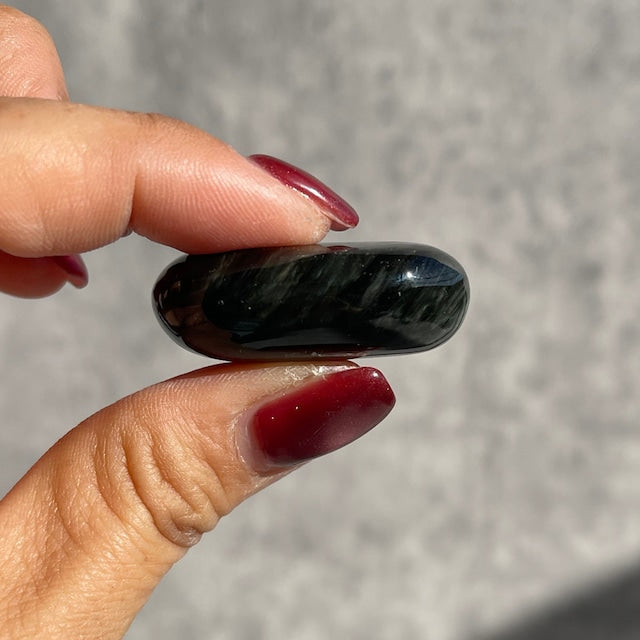 メキシコ産【ベルベットオブディシアン（黒曜石）】タンブル  鉱物 天然石 パワーストーン