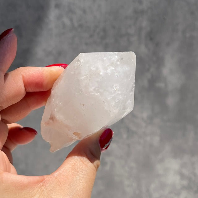 セプター形状【マダガスカル産 クォーツ】 水晶（石英）鉱物 天然石 パワーストーン　　
