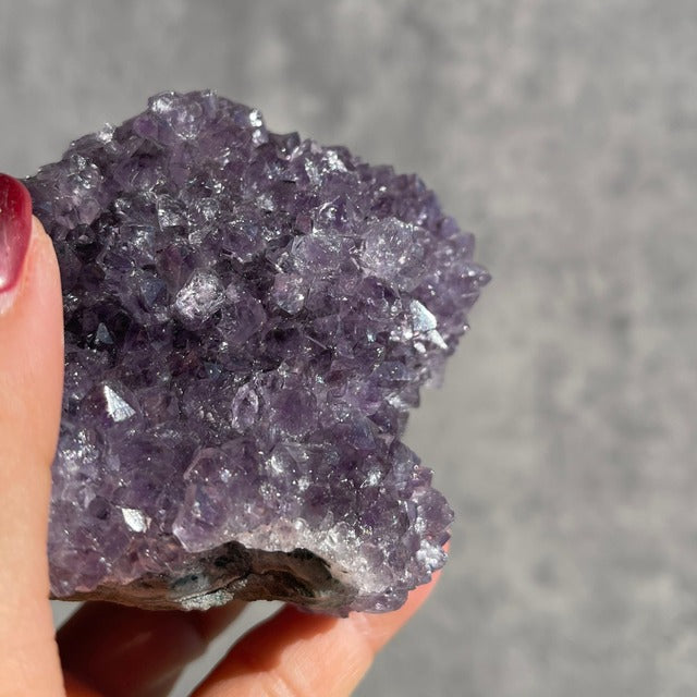 ブラジル産【アメジスト（Amethyst）／紫水晶】クラスター 　鉱物 天然石 パワーストーン