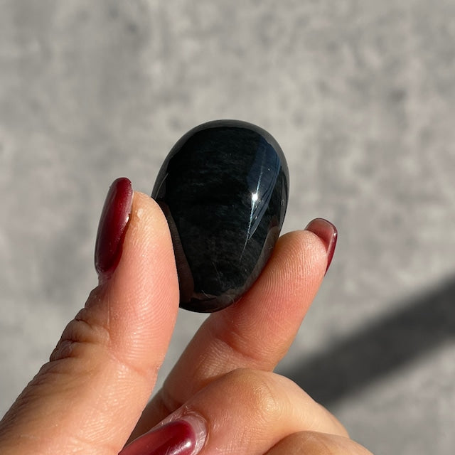 メキシコ産【ベルベットオブディシアン（黒曜石）】タンブル 鉱物 天然石 パワーストーン