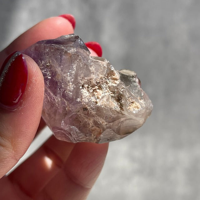 【マダガスカル産 セプター形状 アメジスト】 鉱物 天然石 パワーストーン　　