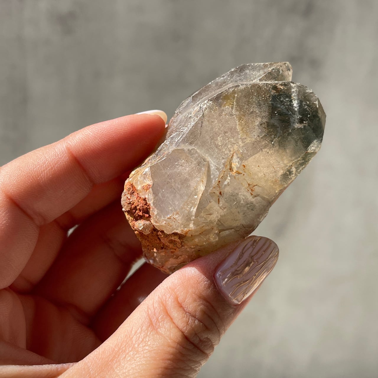 ナイジェリア産【アクチノライトインクォーツ】 鉱物 天然石 パワーストーン