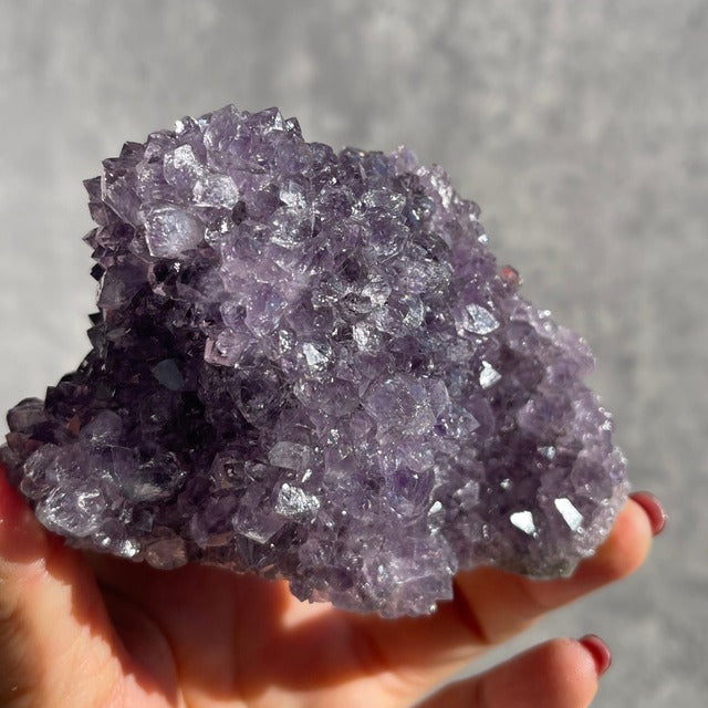ブラジル産【アメジスト（Amethyst）／紫水晶】クラスター 　鉱物 天然石 パワーストーン